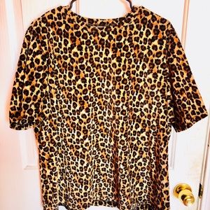 Velvet Leopard Top
